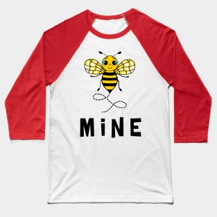 Bee My Valentine, Kids Valentine Baseball T-Shirt